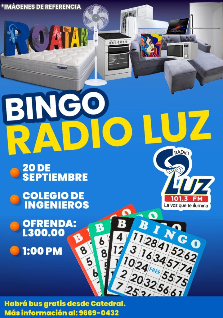 Radio Luz invita a su gran bingo