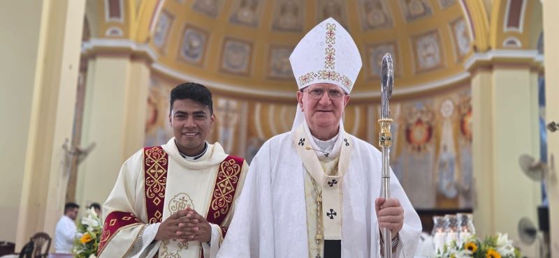 Marcos Irrael Valladares Montoya es ordenado diácono
