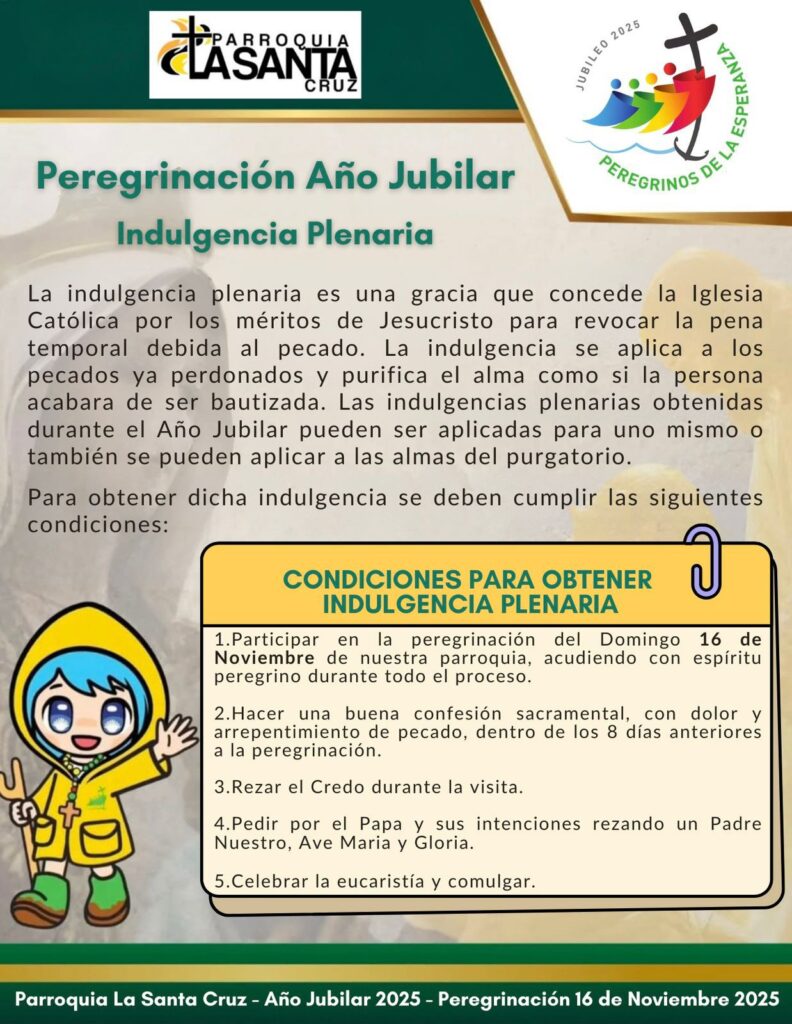 La parroquia la Santa Cruz de la colonia Tara peregrinará el 16 de noviembre