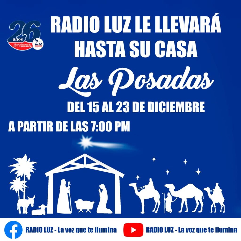 Radio Luz lleva las posadas hasta su hogar