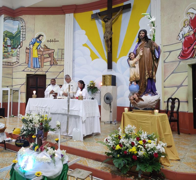 Fiesta patronal en honor a San José Obrero