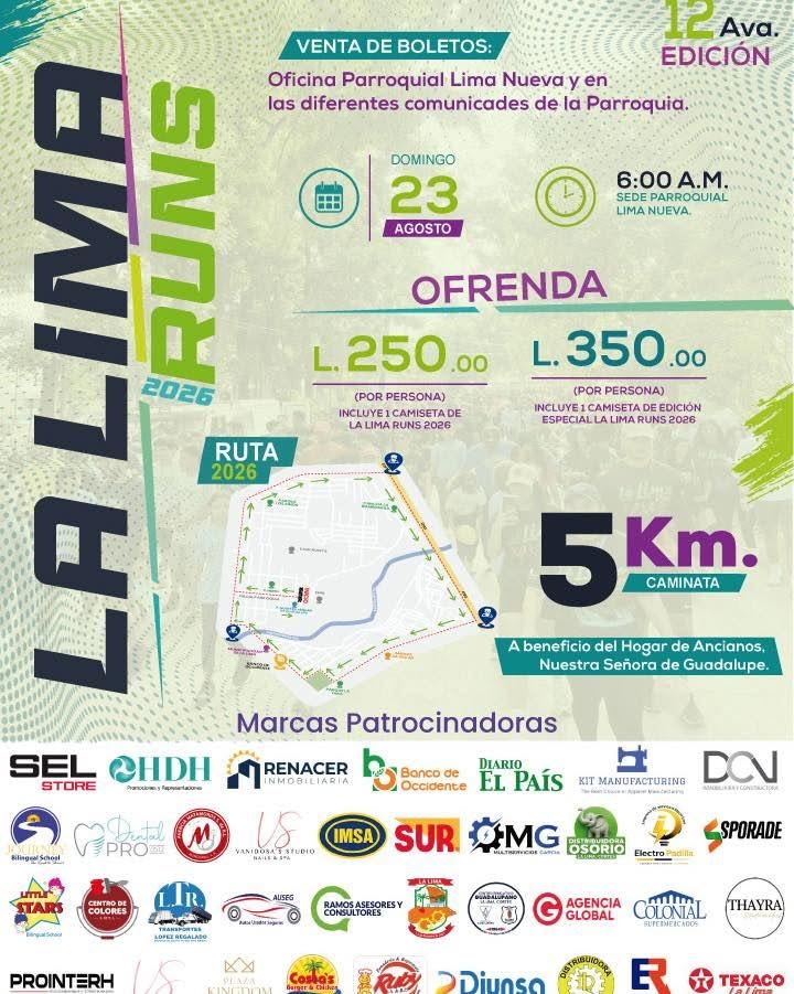 El 23 de agosto se realizará La Lima Runs 2026